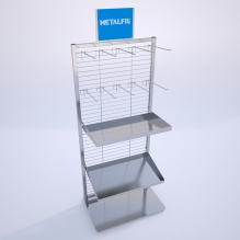 floor stand with 2 shelves